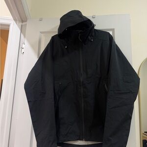 Topo Designs Black Hooded Raincoat